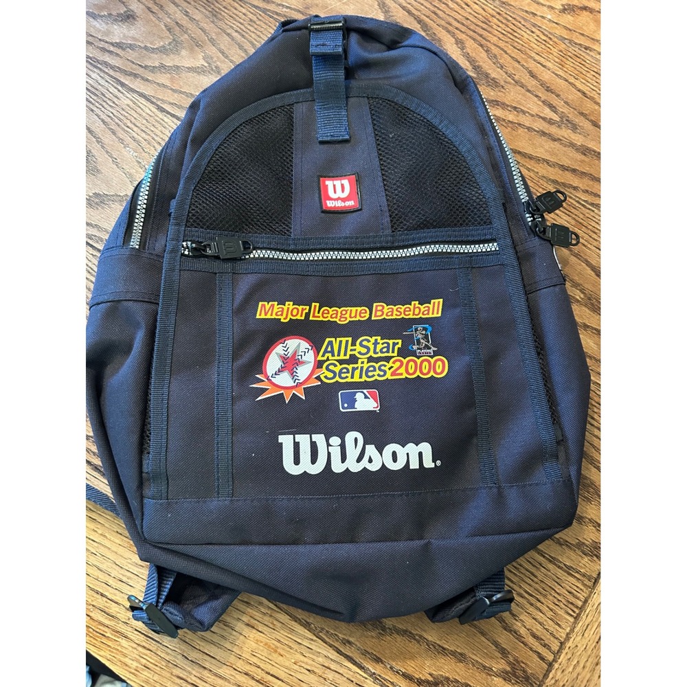 Wilson MLB All-Star Series 2000 Backpack Navy Blue Baseball Bag Vintage